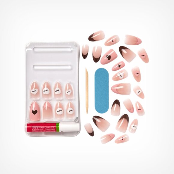 KISS Voguish Fantasy Nails Medium Length - Red Roses - Picture 7 of 11